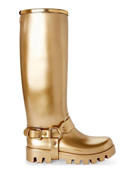 dolce gabbana yellow rain boots women high fashion|Dolce & Gabbana Boots for Women .